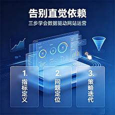 博尔塔拉建站-告别直觉依赖:三步学会数据驱动网站运营
