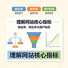 博尔塔拉建站-理解网站核心指标：跳出率、转化率与用户粘性