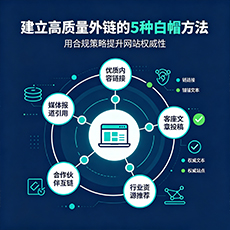 博尔塔拉建站-建立高质量外链的5种白帽方法